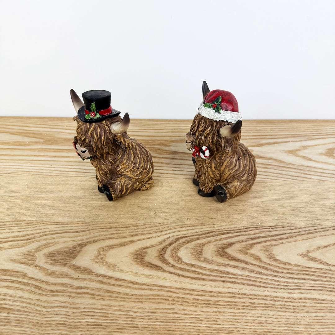 Highland Cow Figurines - 2 Styles