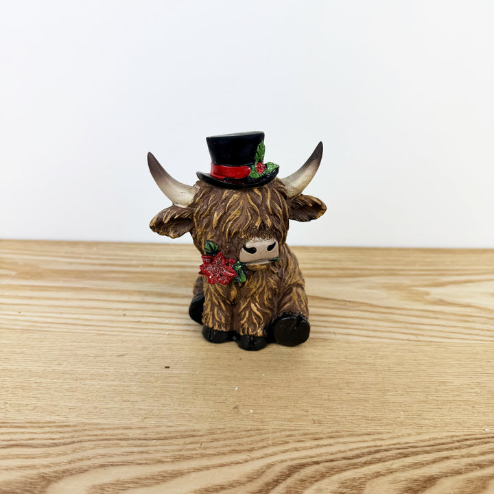 Highland Cow Figurines - 2 Styles