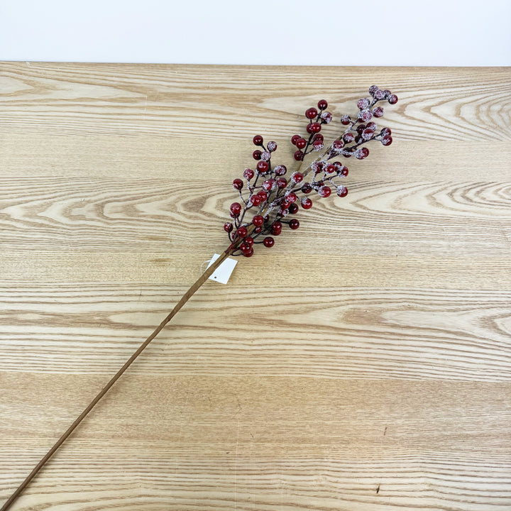 Frosted Berry Spray Red