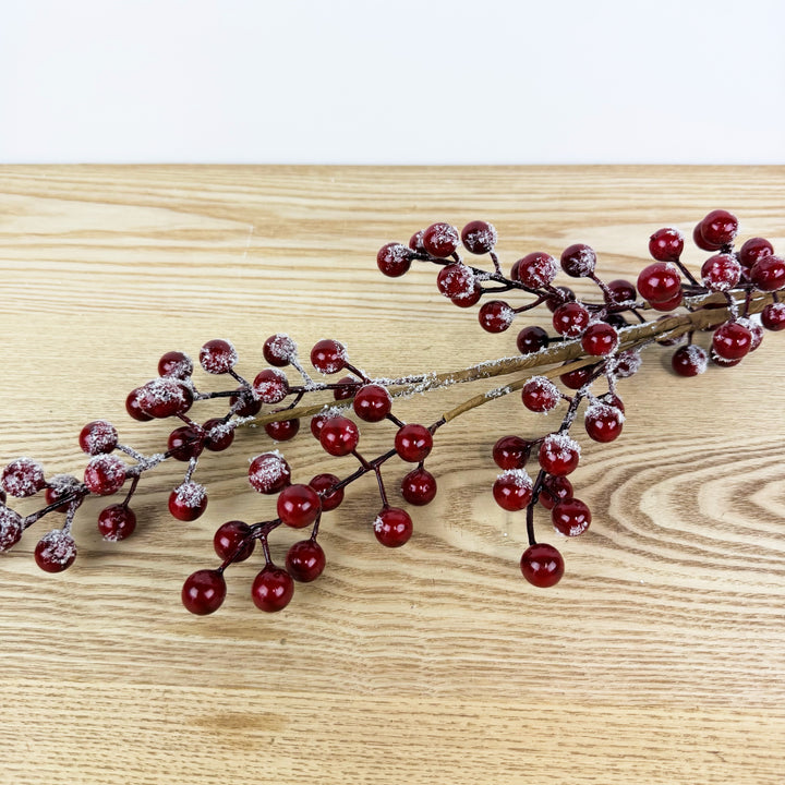 Frosted Berry Spray Red