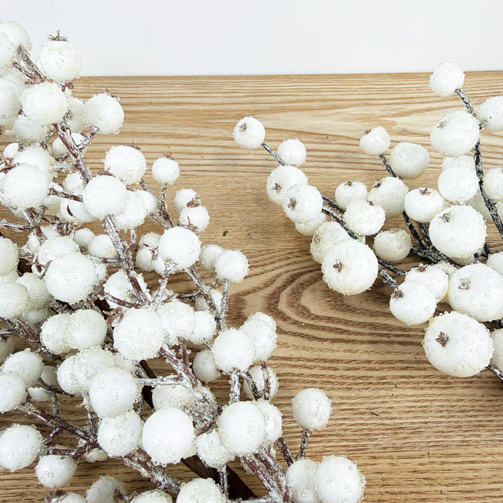 Glitter Berry Bush - White Collection