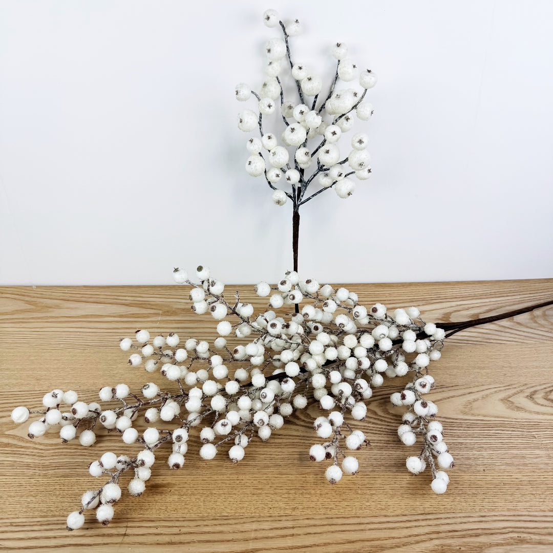 Glitter Berry Bush - White Collection