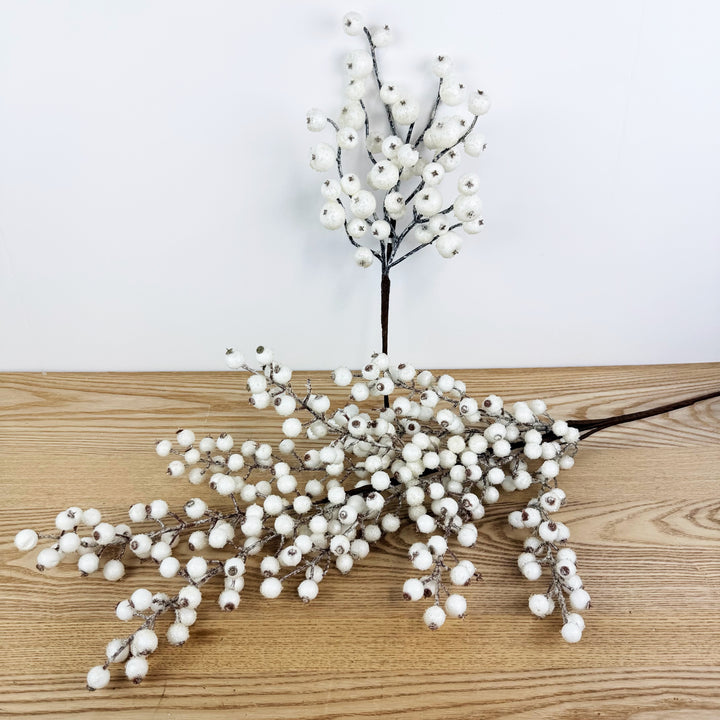 Glitter Berry Bush - White Collection