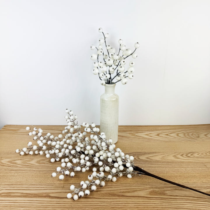 Glitter Berry Bush - White Collection