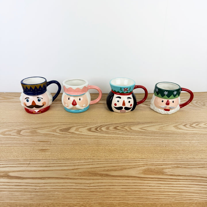 Ceramic Nutcracker Mug, 4 Styles