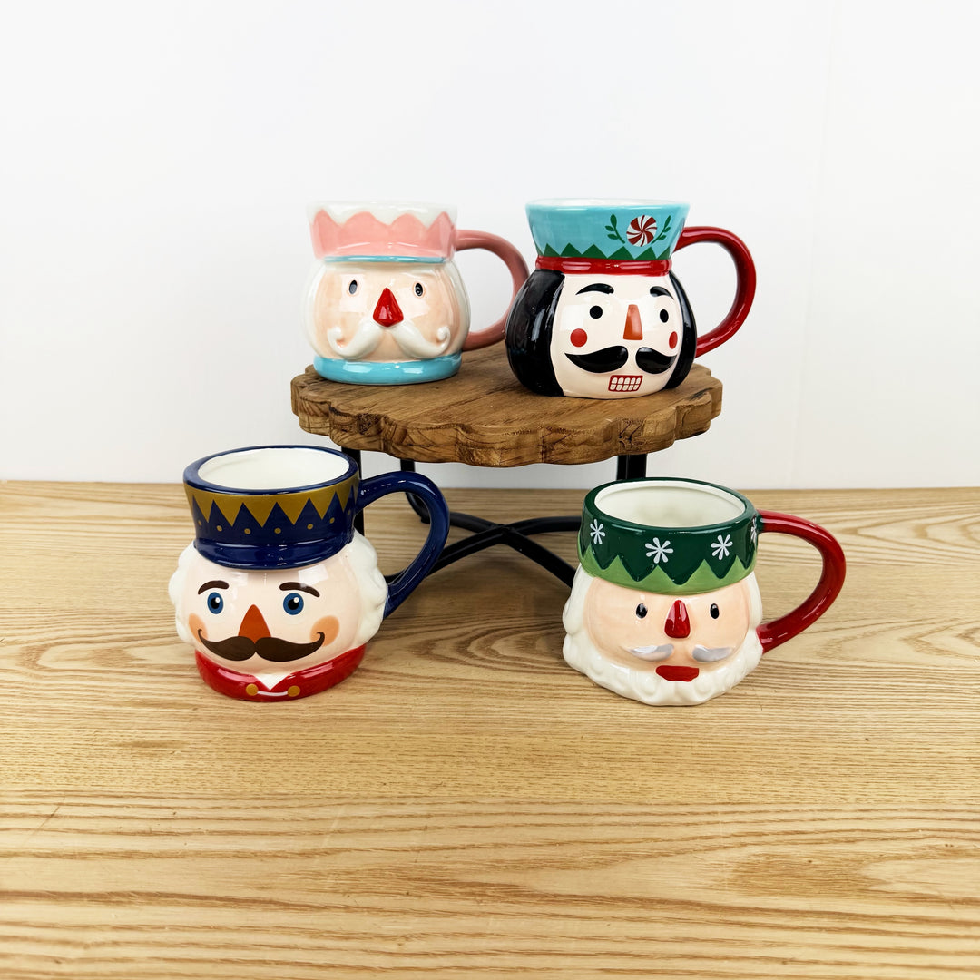 Ceramic Nutcracker Mug, 4 Styles