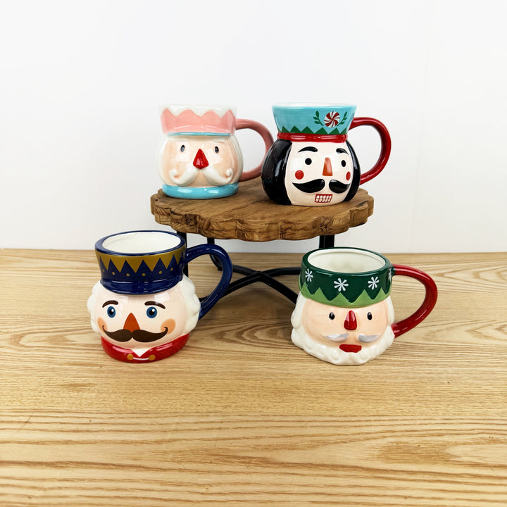 Ceramic Nutcracker Mug, 4 Styles