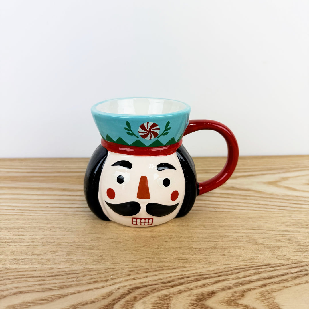 Ceramic Nutcracker Mug, 4 Styles