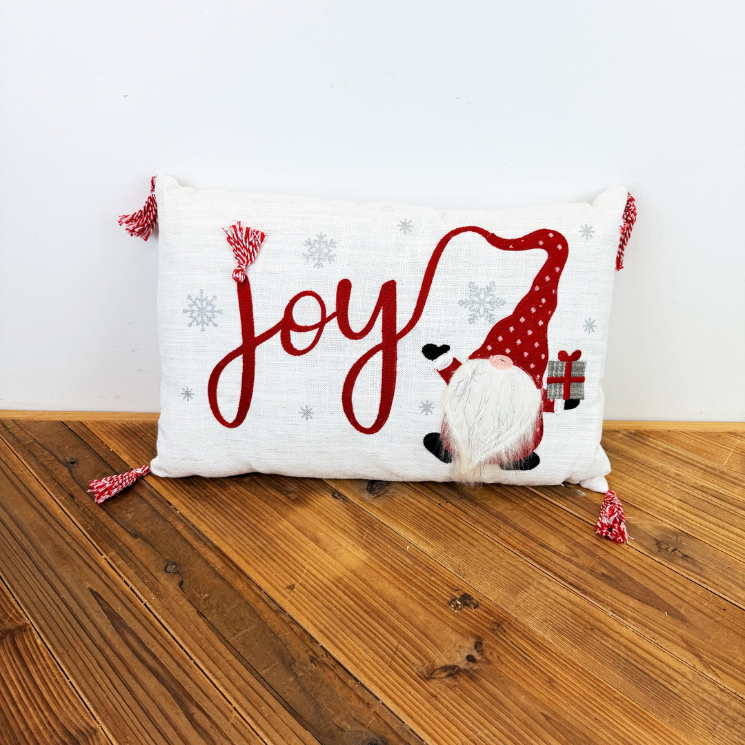 Christmas Gnome Design Pillow, 3 Styles