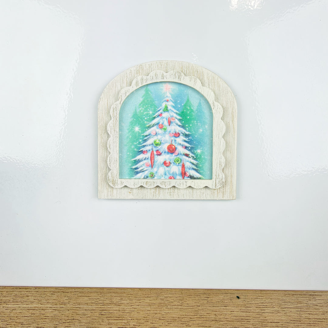 Retro Christmas Holiday Vintage Style Magnets, 6 Styles