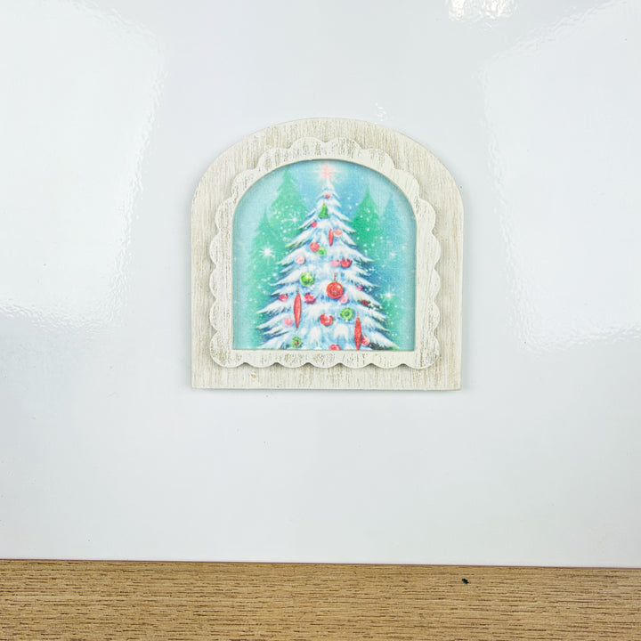 Retro Christmas Holiday Vintage Style Magnets, 6 Styles
