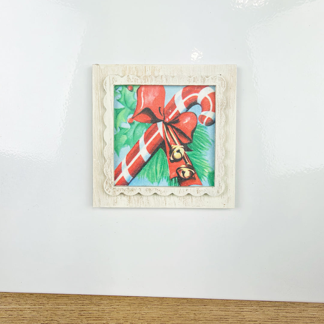 Retro Christmas Holiday Vintage Style Magnets, 6 Styles