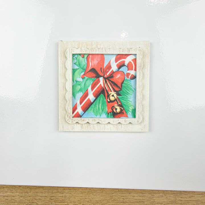 Retro Christmas Holiday Vintage Style Magnets, 6 Styles