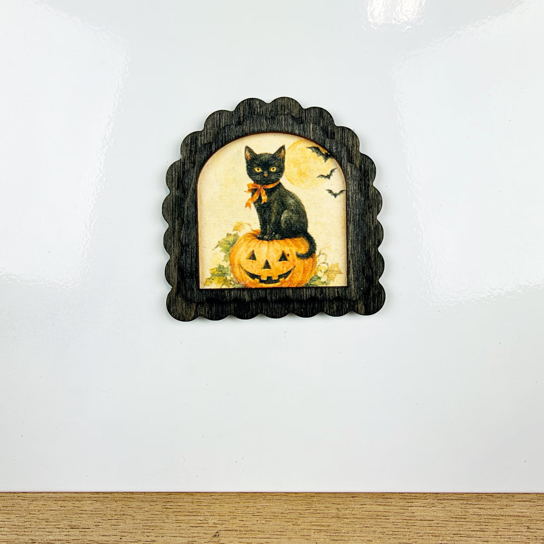 Halloween Vintage Style Magnets, 6 Styles