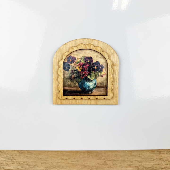 Summer Florals Vintage Style Magnets, 6 styles
