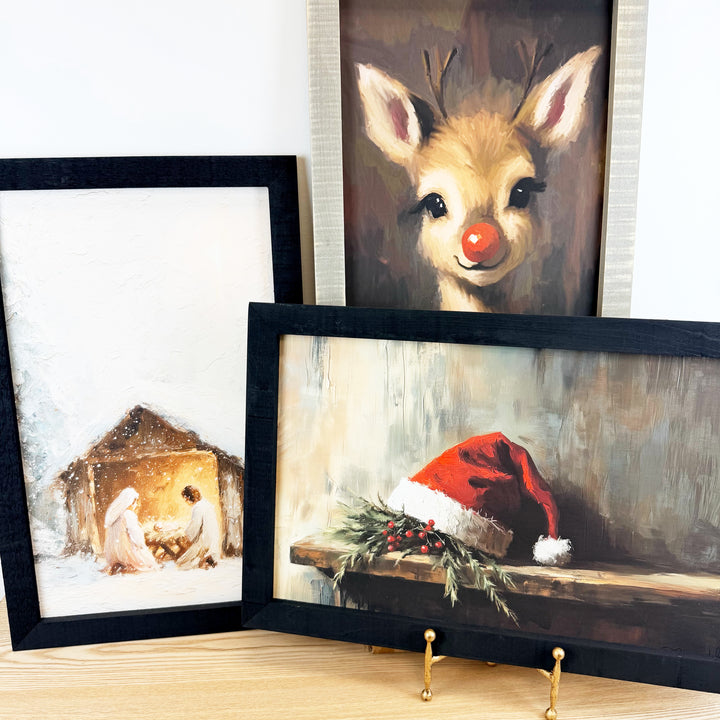 Christmas Framed Wall Art - Large Rectangle