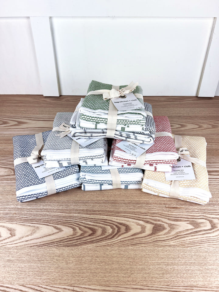 Classic Terry Dishtowel Set Of 2 - 7 Colors Available