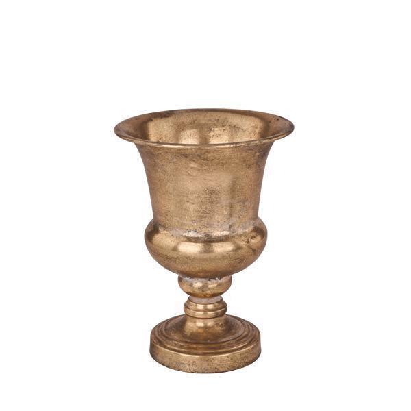 Tin Compote - Antique Gold