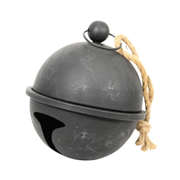 Matte Black Bell Ornament, 2 sizes available
