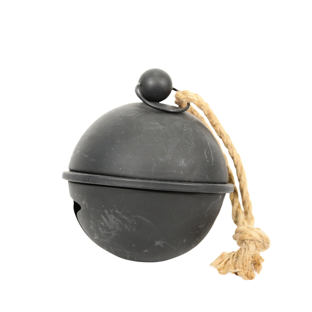 Matte Black Bell Ornament, 2 sizes available