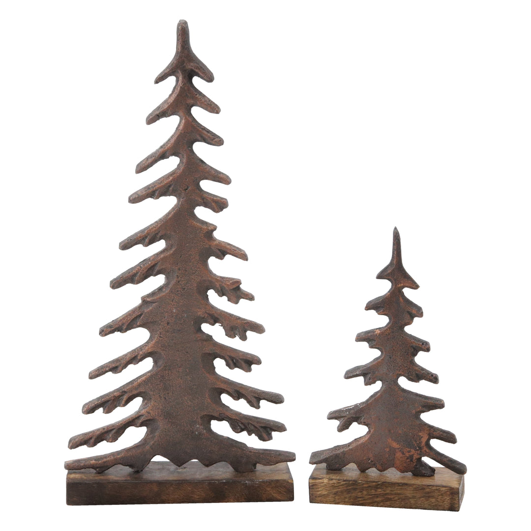 Antique Metal Trees, Set of 2