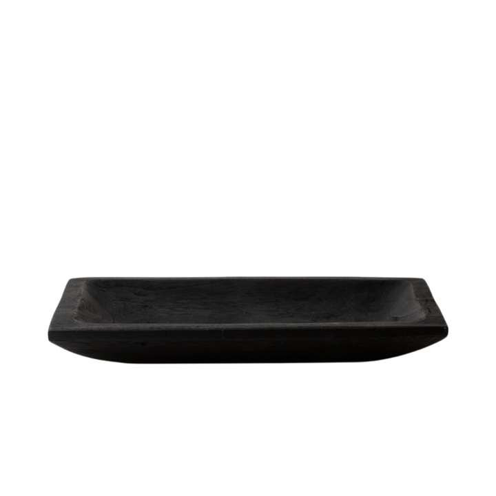 Wood Dough Bowl - Black