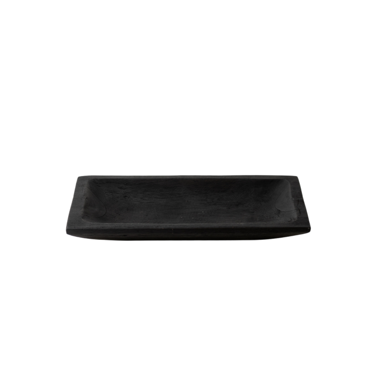 Wood Dough Bowl - Black