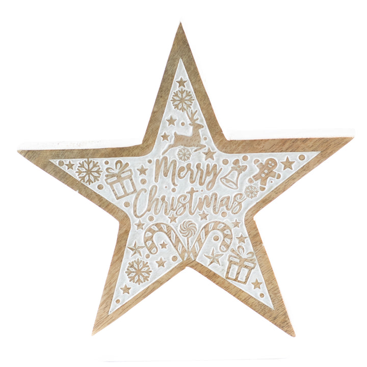 Mango Wood Star