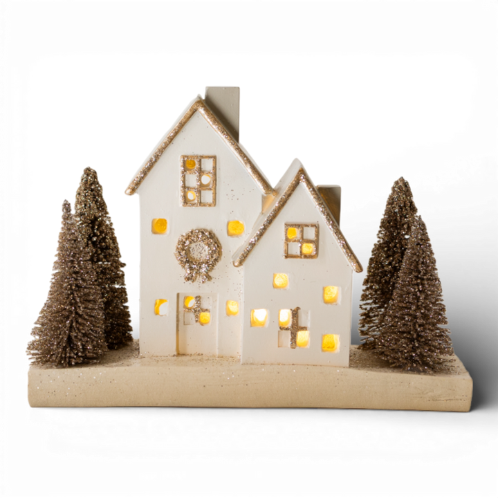 Light up Cottage House, 2 styles available