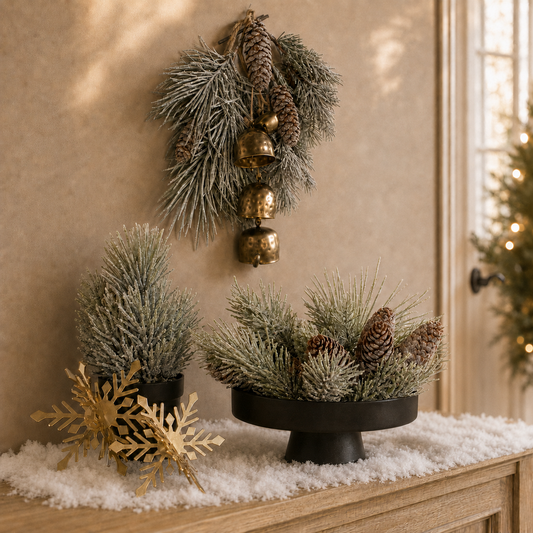 Frosted Pine w/Pinecones Bundle