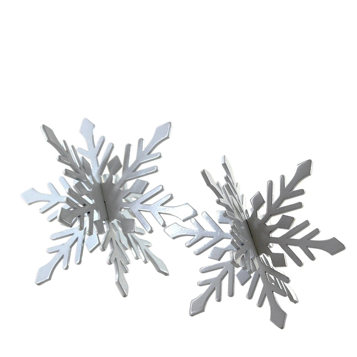 Metal Snowflake, Set of 2, 2 colors available