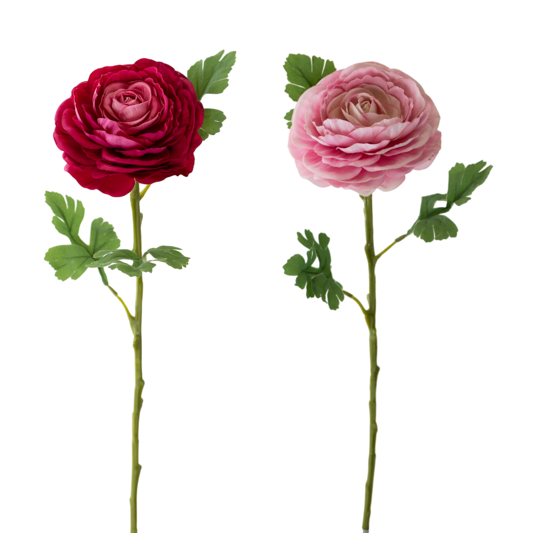 Real Touch Ranunculus Stem - 2 Colors