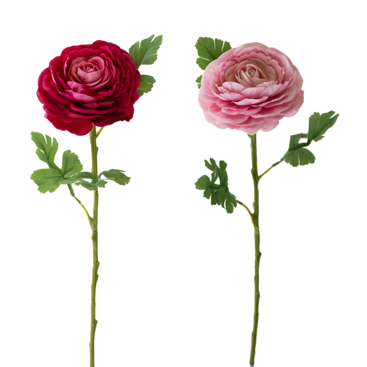 Real Touch Ranunculus Stem - 2 Colors