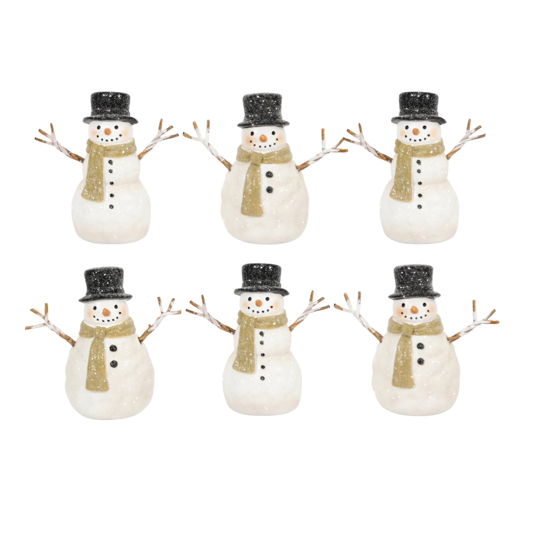 Little Top Hat Snowmen, Set of 2
