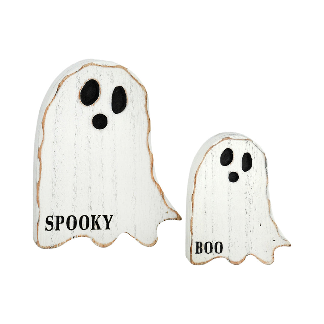 Set Of Spooky And Boo Ghost Blocks