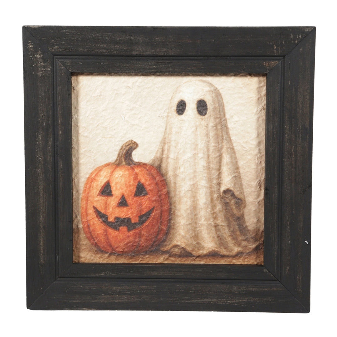 Ghost And Pumpkin Frame