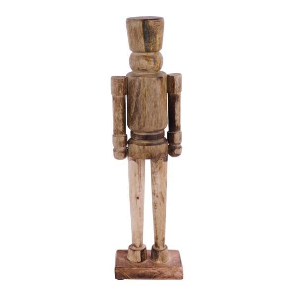 Carved Wood Nutcracker - 2 Sizes