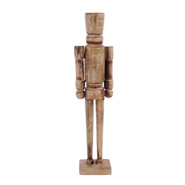 Carved Wood Nutcracker - 2 Sizes