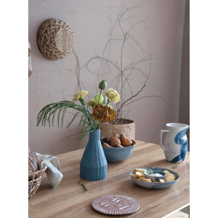 Round Stoneware Chip & Dip