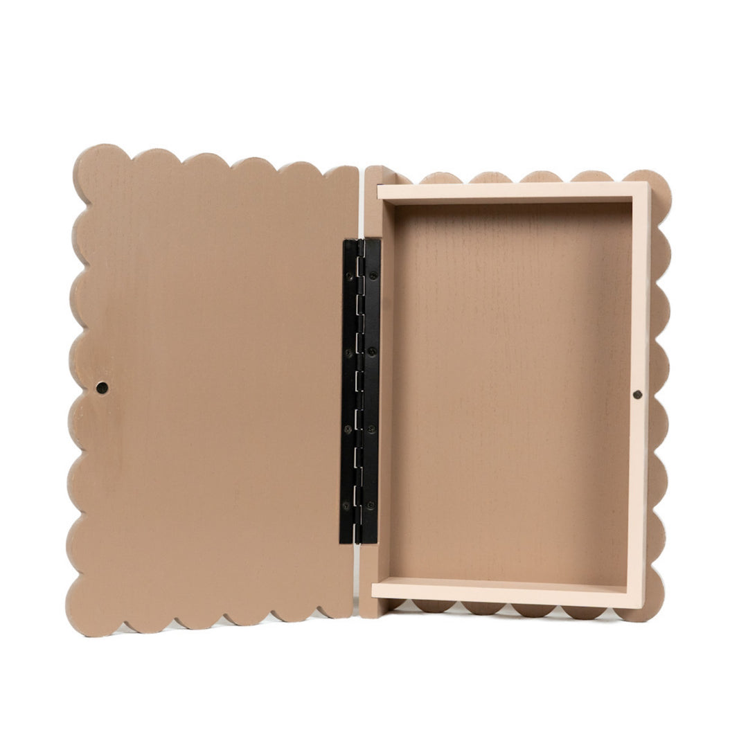 Wood Scallop Keepsake Box