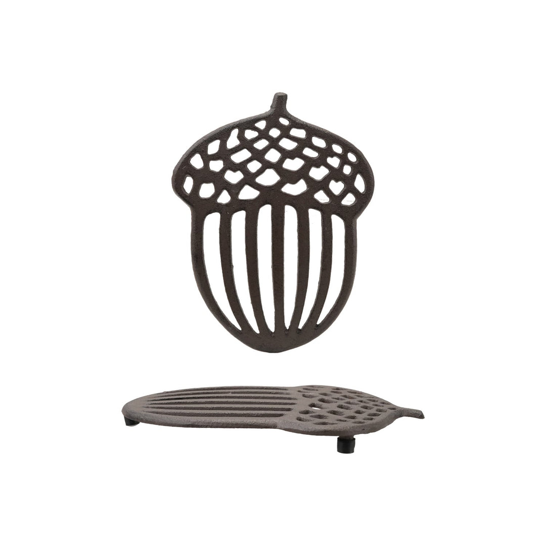 Cast Iron Acorn Shaped Trivet