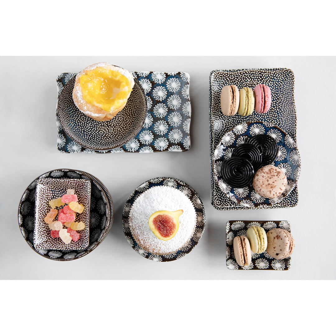Patterned Stoneware Dishware - 7 Styles