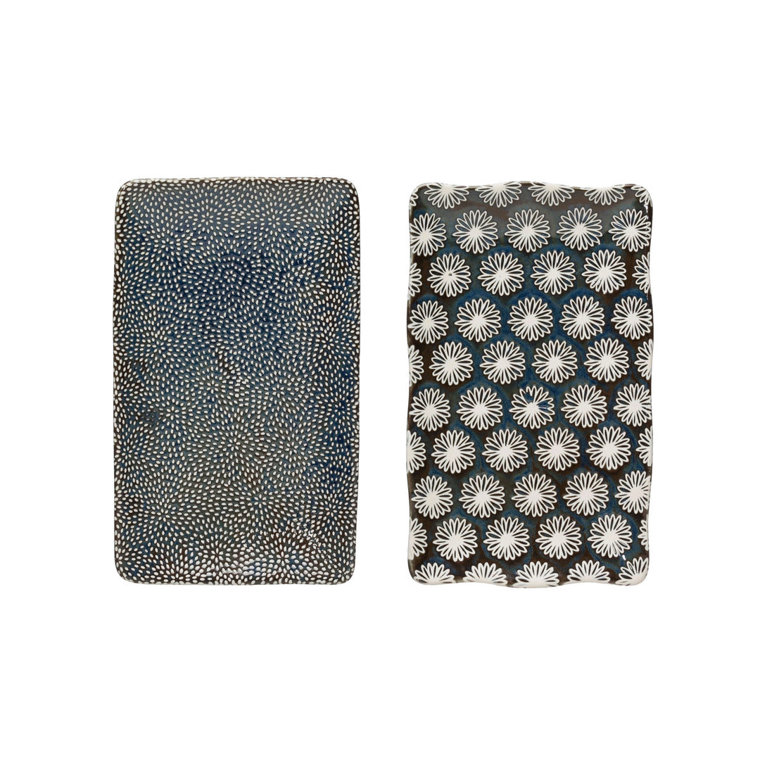 Patterned Stoneware Dishware - 7 Styles