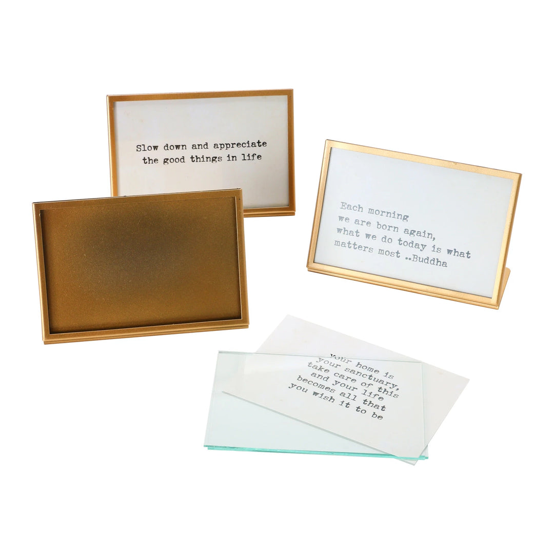 Frame with Easel and Saying, 3 Sayings