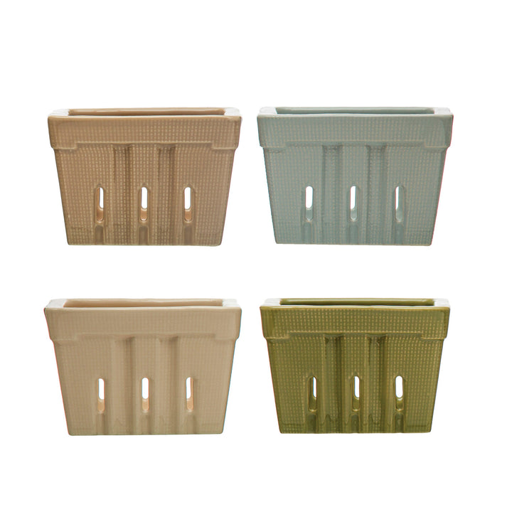 Textured Berry Basket, 4 Colors