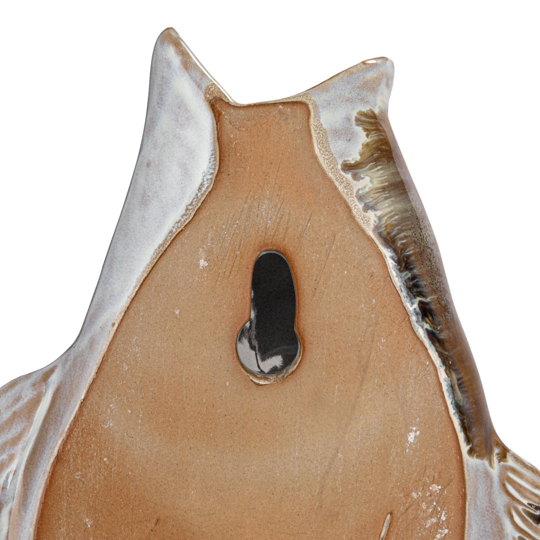 Stoneware Fish Shaped Wall Vase