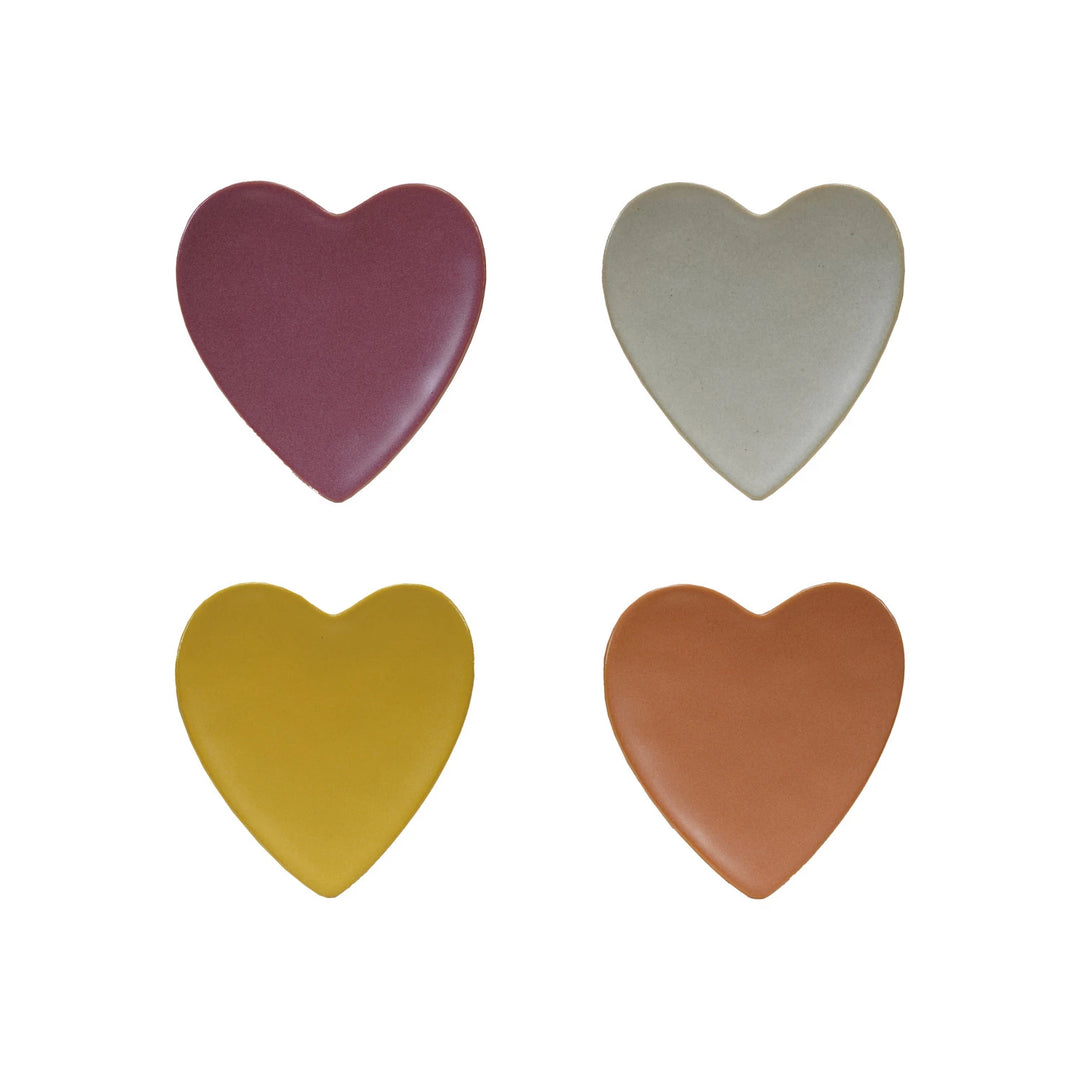 Matte Heart Shaped Dish - 4 Colors