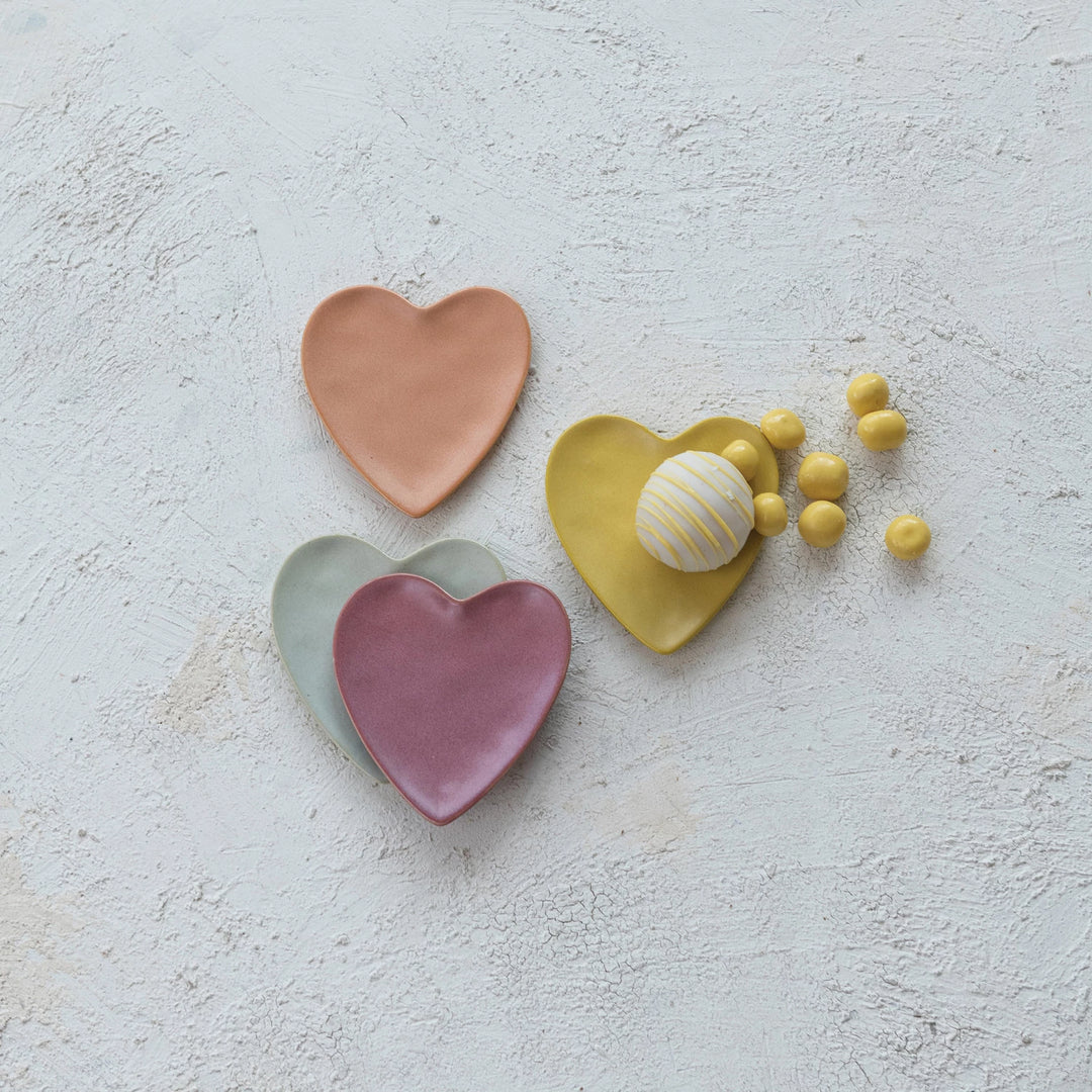 Matte Heart Shaped Dish - 4 Colors