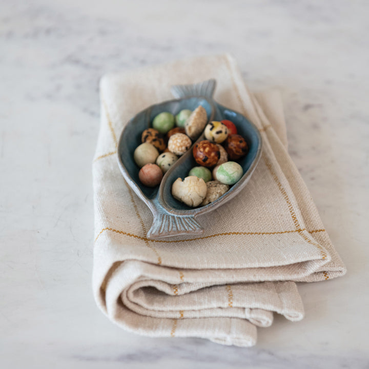 Stoneware Fish Shaped Dish