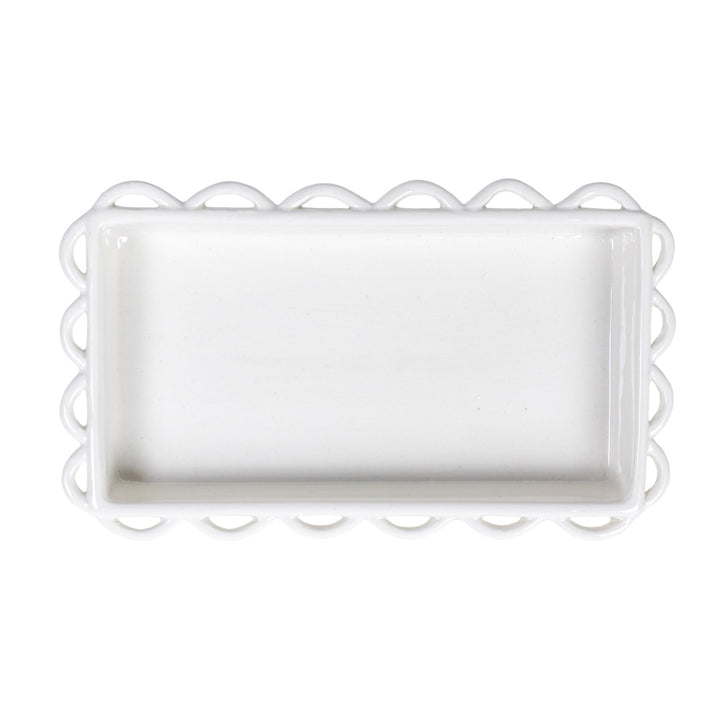 Decorative Scalloped Napkin Holder